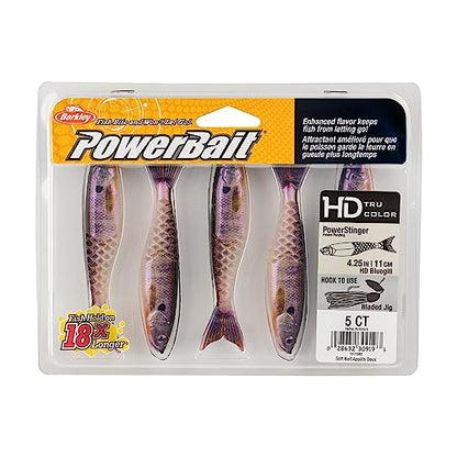 Berkley PowerBait PowerStinger Fishing Soft Bait - color: HD Bluegill, size: 4 1/4"