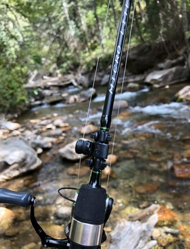 Fishing Line Holder | Holds Line While Tying Hooks & Lures | Moving Locations | Stow | Tippet Holder Prevents Line from Falling Back Down Guides - size: Fits Ultra-Light Rods