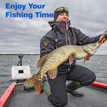 2 Pcs Fishing Graph Cover Straps - Keep Your Fish Finder Cover Secure During Travel - color: Orange