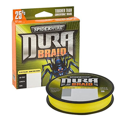 SpiderWire DuraBraid Braid Fishing Line - color: Hi-Vis Yellow, size: 15lb - 150yd