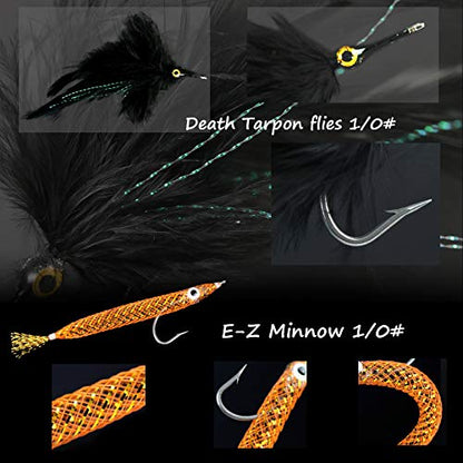 M MAXIMUMCATCH Maxcatch Predator Big Game and Saltwater Fly Fishing Rod: 7'11''/9'/9'2''/10', 4-Piece, 8/9/10/11/12 Weight - size: 9' 10wt 4 pieces, style: Saltwater Predator Fly Fishing Combo