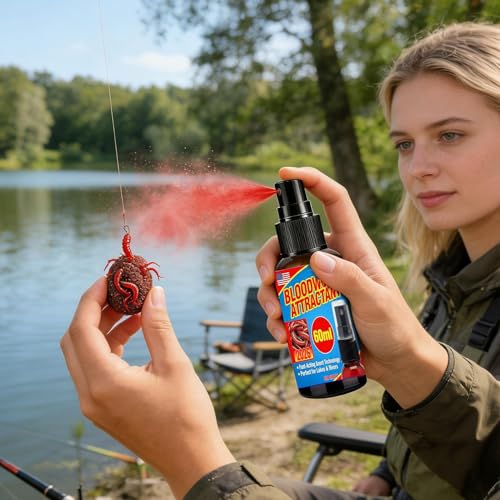 Fish Attractant | 60ml Liquid Lure Additive,Scent Bait Attractant Spray - for Angler Beginner Fishing Freshwater Carp Catfish Bass Lake River