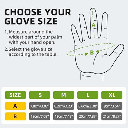 Schwer 12 Pairs Safety Work Gloves with Certified Level 6 Abrasion Resistance, ANSI A2 Cut Resistant Working Gloves with Grip for General Use, Construction, Gardening, Mechanic, 3D-Comfort, LT5636, M - size: Medium, style: 12 Pairs