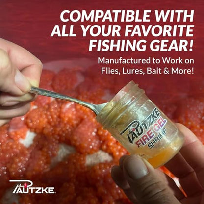 Pautzke Fire Gel Bait Scent Fishing Attractant, Long-Lasting Fish Scent Gel, Freshwater Saltwater Compatible, Strong Scent Trail, Easy Apply Lure Enhancer - color: Tuna