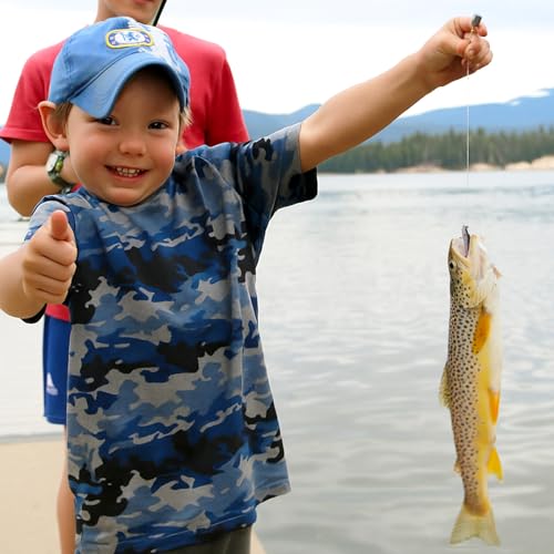 Soft Fishing Lures for Bass 6pcs Curly Tail Swimbaits Pre-Rigged Jig Head Baits with Tackle Box for Freshwater Saltwater Trout Crappie Walleye Realistic Action 3D Eyes Sharp Hooks Kit