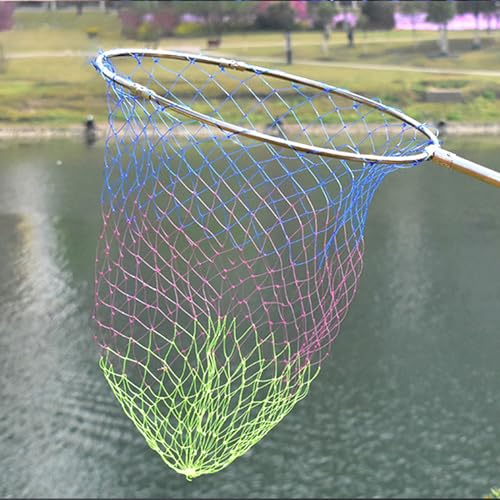 Fishing Net Replacement, Nylon Replacement Net, Rhombus Meshs Hole Netting, Fishing Landing Mesh Netting, for Freshwaters Saltwater - size: WB3 model 50cm