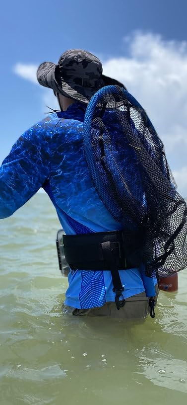 Wade Fishing Belt - Wading Belt Combo Deal Fishing Belt - Whitley Classic EVO, Stringer, Boga Float, Rod Holder, Wade Belt Pouch