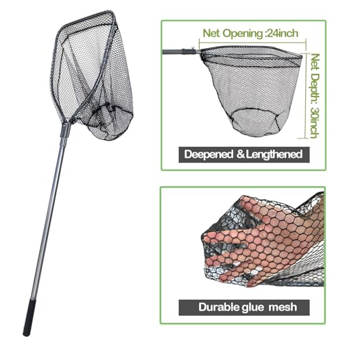 Catch Pole Net with Telescopic Handle,Animal Catcher Net for Cat,Rabbit,Chicken,Duck,Goose,Fish,Racoon,and Other Poultry Wildlife