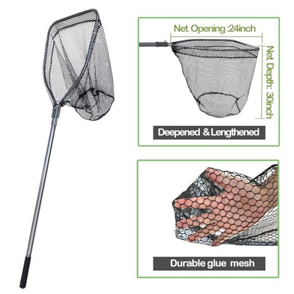 Catch Pole Net with Telescopic Handle,Animal Catcher Net for Cat,Rabbit,Chicken,Duck,Goose,Fish,Racoon,and Other Poultry Wildlife