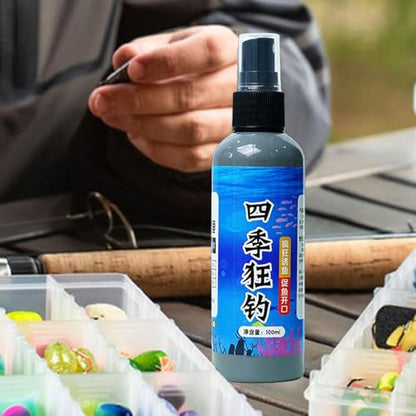 Fish Attractant Spray - 100ml Scented Fishing Lure Enhancer, Bass & Trout Bait Booster, High Concentrated Scent Fish Attractants Fishing Lures Baits | Effective Bait Fish-Agent for Trout Shrimp