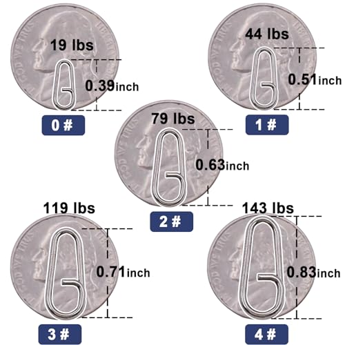 FishTrip Oval Split Rings, 50pcs Quick Change Clips for Fishing Lures | Stainless Steel, Corrosion Resistance, Fishing Power Speed Clips Snaps Fishing Swivels Tackle for Freshwater Saltwater - size: 2#_50pcs