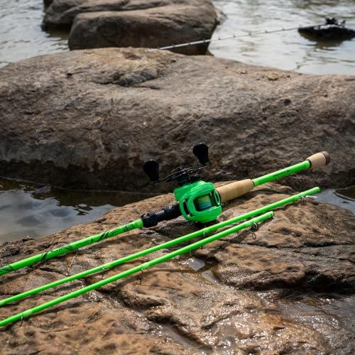 KastKing Zephyr Dual-Tip Fishing Rod and Reel Combo,Spinning & Baitcaster Combo,Dual Tips Section for Different Powers,IM6 Graphite 2-Piece Rod with Extra Tip,Sensitive & Powerful,Freshwater Fishing - style: Cast: 7'0''- M& Mh- Dual-tip Rod - Right Handed