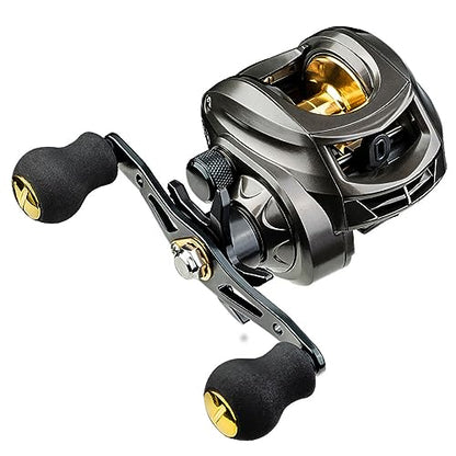 Baitcasting Reels, 8KG Max Drag Baitcaster Reels, 7.2:1 Gear Ratio Fishing Baitcasting Reel, 12+1 BB Bait Caster Reel, Low-Profile Fishing Reel with Compact Design Left Hand - color: Left Hand