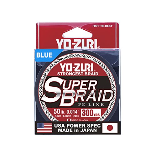 Yo-Zurisuperbraid-and-Braided-Fishing-line - color: Blue, size: 50 lb