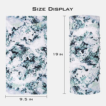 KastKing Sol Armis Neck Gaiter - UPF 50 Face Mask - UV Sun Protection Mask for Men & Women, Fishing, Hiking - color: A: Boulder Camo Ice, size: One Size