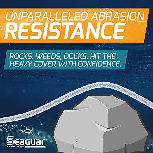 Seaguar Smackdown Low Visibility Braided Fishing Line, Stealth Gray, Multiple Sizes - size: 40lbs/150yds