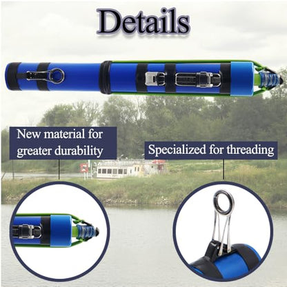 SUFFUSE Fishing Rod, Portable Catapult Lure Fishing Tools, Saltwater and Freshwater Great Gear for Traveling - color: Package B