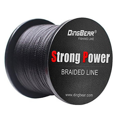 437Yd-5000Yd Super Strong Pull Generic Braided Fishing Line Fish ing Lines FishLines FishingLine - color: Black, size: 437Yd/ 400m 65LB/0.37mm