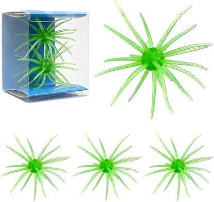 2026 Upgraded Sea Urchin Shape Fishing Lure, Simulation Sea Urchin Bait, Versatile Soft Bait for Bass Fishing, Durable TPR Material Swimbait for Lake Fishing - color: F