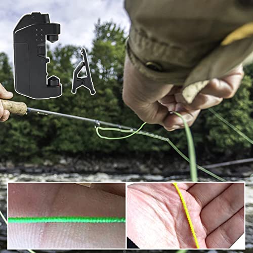 Electric Lure GT Knotter - Professional Fishing Tool, Quick Fishing Knot Tying Tool, Automatic Knotting Machine Tying Device Fishing Hook Tier Knots Lure Tool for Fishing Lovers - color: Battery, Black