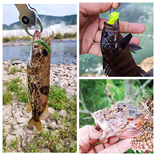Soft Plastic Crawfish Bait Fishing Lure for Crappie, Bass, Bluegill, White Perch, Sunfish, Speckled Trout All Panfish Softlure Artificial Crayfish Lures Bait Drop Shot Rig Lure Slow Sinking - color: 5.5cm/1.4g - 50pcs
