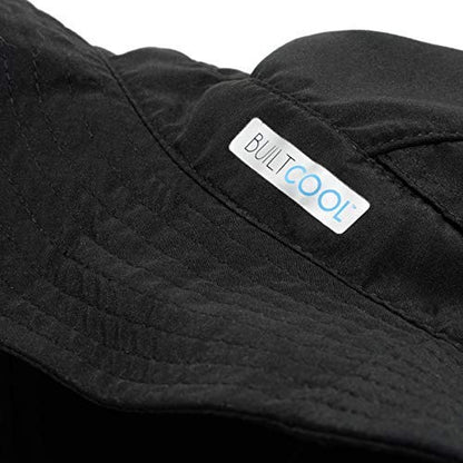 BUILTCOOL Adult Cooling Bucket Cap with Neck Shade – Waterproof Sun Protection for Hunting, Fishing, Hiking and Kayaking - color: Anthracite, size: Medium-Large