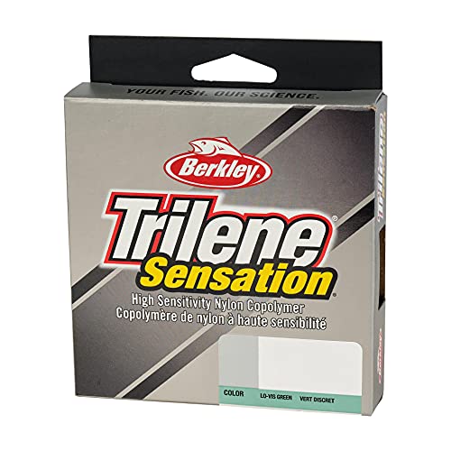 Berkley Trilene® Sensation, Low-Vis Green, 6lb | 2.7kg Monofilament Fishing Line, Suitable for Freshwater Environments