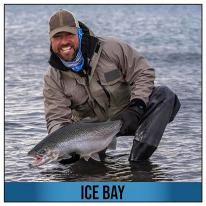 Glacier Glove Men's Ice Bay Waterproof Fleece-Lined Neoprene Gloves | Blind Stitched, Seamless Palm with Sharkskin Texture Handwear - size: Large