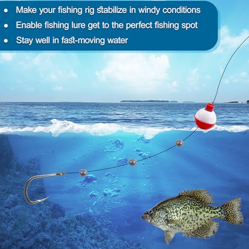 Split Shot Fishing Weights, 100pcs Round Split Shots Fishing Sinkers Removable Egg Weights Sinkers Clip On Weight Fish Line Sinker Tackle for Saltwater Freshwater - size: 2.5g-100pcs