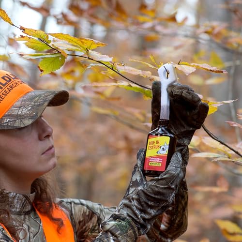 Wildlife Research Center Doe in Estrus, Powerful Sexual Attractor for Whitetail Bucks, Doe Urine Scent Lure with Estrus Secretions – 4 FL OZ - color: 4 FL OZ