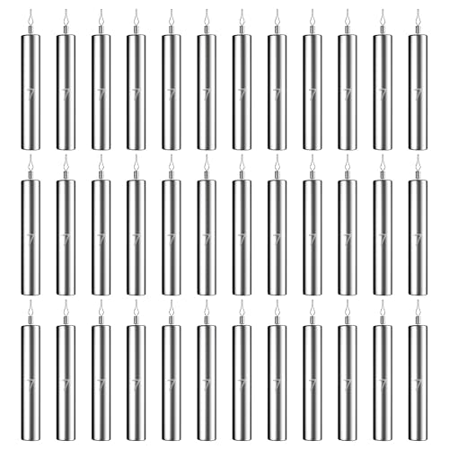 Lead Fishing Weights Sinkers, 1/8 oz, 3/16 oz, 1/4 oz, 3/8 oz, 1/2 oz, 3/4 oz Small Drop Shot Weights with Barrel Swivels for Saltwater Freshwater Fishing Bass Catfish Fishing - size: 1/4oz-36pcs