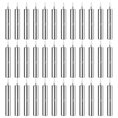 Lead Fishing Weights Sinkers, 1/8 oz, 3/16 oz, 1/4 oz, 3/8 oz, 1/2 oz, 3/4 oz Small Drop Shot Weights with Barrel Swivels for Saltwater Freshwater Fishing Bass Catfish Fishing - size: 1/4oz-36pcs