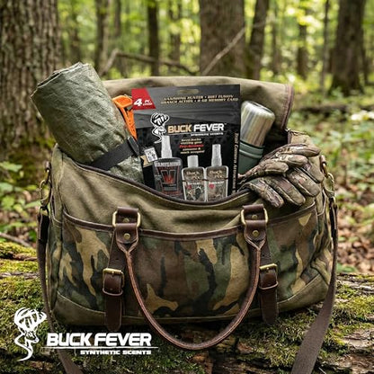 Buck Fever Buck Pix 2,3,4-Piece kit - Synthetic Deer Scent (4 oz Branch Action & 4 oz Dirt Fusion) for Whitetail & Mule - Non-Spoiling Deer Attractant for Outdoor Trail Camera - size: 4 - Piece Combo