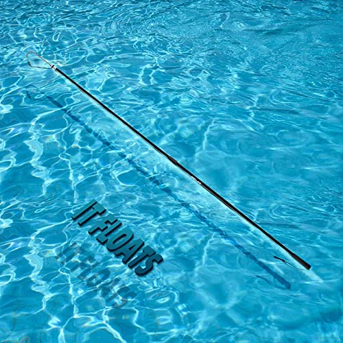 SANLIKE Telescopic Fishing Gaff Fiberglass Pole with Nonslip Rubber Handle | With Stainless Steel Hook with M8 Screw - size: Small