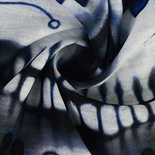 Obacle Skull Face Mask for Women Dust Wind Sun Protection Rave Festival Riding - color: Gray Face Black Nose Big Tear Lips