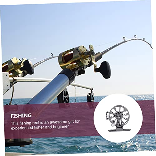 Kisangel 1pc Fish Reel Fish Line Spooler Handle Fly Reel Fishing Reel Spooler Fishing Kit Ice- Accessory Professional Tool Rod Accessory Old Fashioned Winding Machine