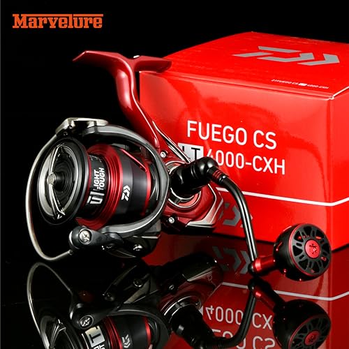 Power Handle Compatible for Daiwa Fuego LT, Ballistic LT, Tatula LT, Exceler LT 1000-4000 Spinning Reel Replacement Handle - size: For Fuego LT / Ballistic LT 1000-4000, style: Elite