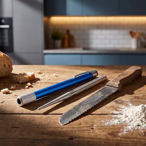 1Pc Retractable Diamond Sharpening Rod, Portable Serrated Knife & Fish Hook Sharpener with Pocket Clip for Outdoor Camping Fishing Hunting Kitchen