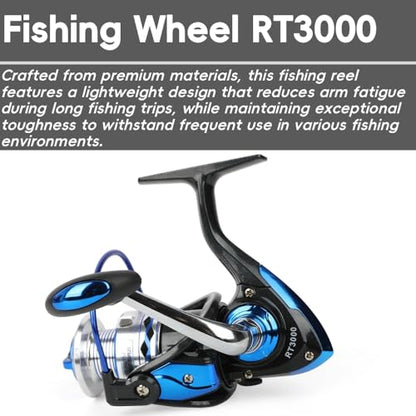 Ultralight Spinning Reel for Saltwater & Freshwater - 5.2:1 Gear Ratio, Essential for Inshore Boat Rock Fishing & Vessel Bait Casting