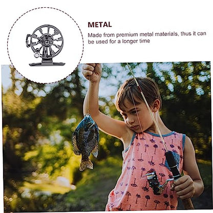 Kisangel 1pc Fish Reel Fish Line Spooler Handle Fly Reel Fishing Reel Spooler Fishing Kit Ice- Accessory Professional Tool Rod Accessory Old Fashioned Winding Machine