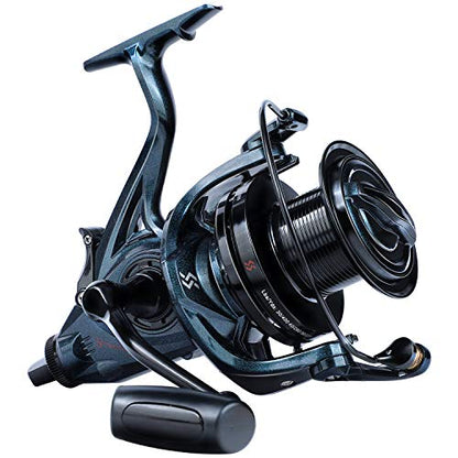 Sougayilang 10000/12000/14000 Surf Spinning Reel - 13+1 Stainless Bearings for Ultra Smooth Drag, Powerful Saltwater Fishing Reel for Heavy Duty Surf Casting