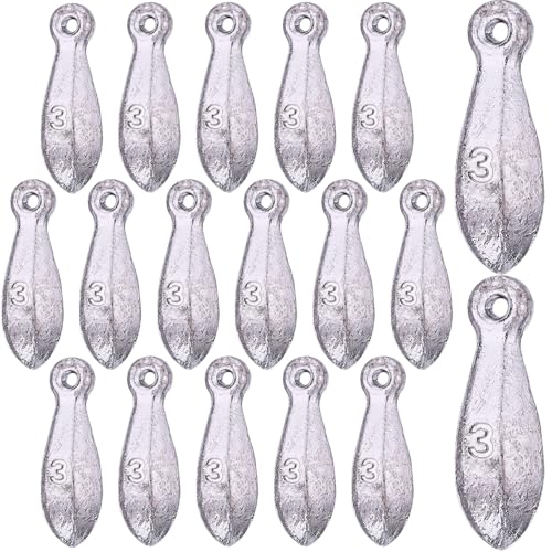 18 Pcs Bank Sinker Fishing Sinkers Weights Bank Weights for Ocean Saltwater Freshwater Surf Bass Catfish Fishing Casting Gear Tackle - size: 3 oz