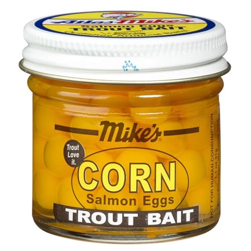 Atlas Mike's Zeke's Sierra Gold Floating Fishing Trout Bait - Highly Attractive Trout Fishing Bait - Soft and Elastic Fishing Floats & Fish Bait - The Original Floating Bait (Corn, 1.1 Oz)