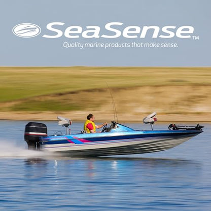 SeaSense 2-Rack Fishing Rod Holder for Your Boat, Pontoon, Garage – Convenient Storage for Fishing Poles, Pliers, Filet Knives & Other Gear – Mounting Hardware Included, Snaps Together Easily - size: 2 Rods