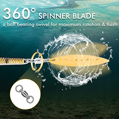 TRUSCEND Shadtale Easy Catch Soft Fishing Lures with BKK Hooks - Trembly Sinking and Vibrating Swim for More Bites, Pre-Rigged Swimbaits for Bass, Trout, Crappie, Walleye, Freshwater Saltwater Fishing - color: E-3.5“,0.5oz