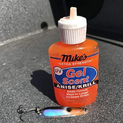 Mike's UV Lunker Fishing Bait Gel Scent - color: Salmon