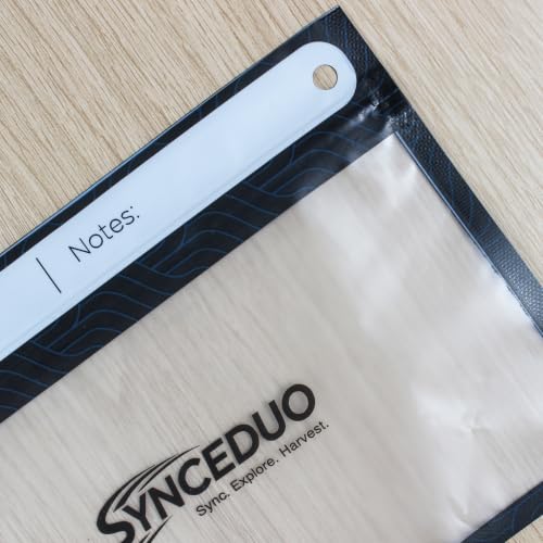 Synceuo 20pcs Soft Plastic Bait Bags, 7"x5" Reusable Bait Packaging Storage with Label Strips for Fishing Lure Making Supplies, Clear Soft Bait Binder Small Tackle Organizer - size: 7 x 5 in, 20pcs