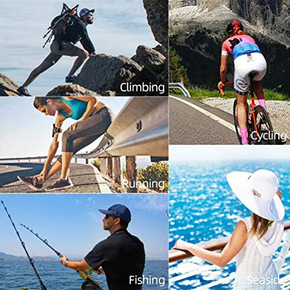ROCKBROS Cooling Neck Gaiter Face Mask Fishing Scarf Face Cover for Men Women - color: White