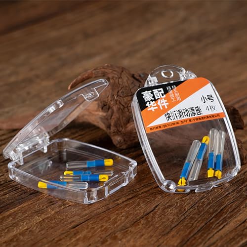 4Pcs Detachable Fish Float Rest Silicone Bobbers Holder Quick Replacement Rotations Fish Float Seats Fishing Tackle, large