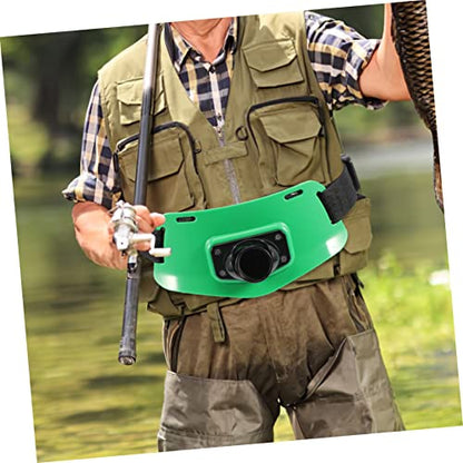 Lightweight Fishing Belt with Rod Holder Adjustable for Men Women Boys and Girls Durable Polyester Quick Release Buckle